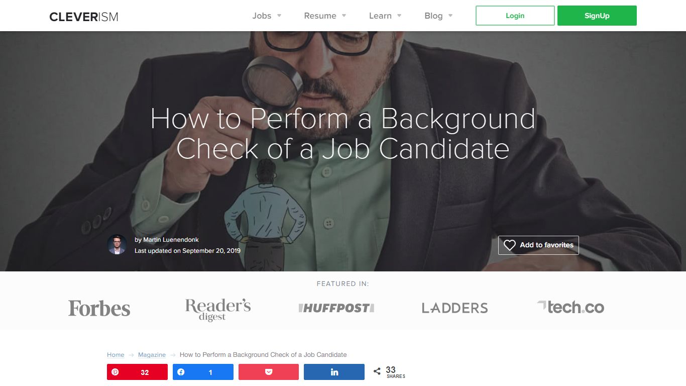 How to Perform a Background Check of a Job Candidate